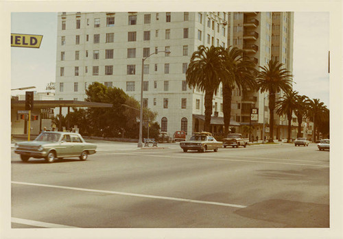 East side of Ocean Avenue (1401 to 1559), looking south from Santa Monica Blvd. on Febuary 14, 1970