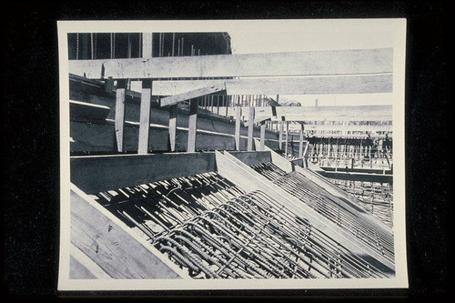 Construction of the Santa Monica Municipal Pool,dive pool forms, August 10, 1950