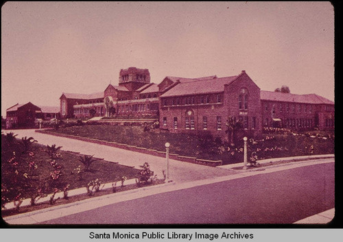 Santa Monica High School on Pico Blvd