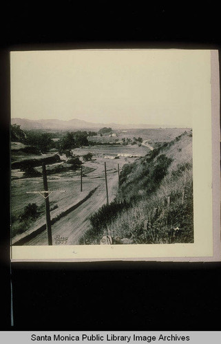 Santa Monica Canyon panorama looking northeast