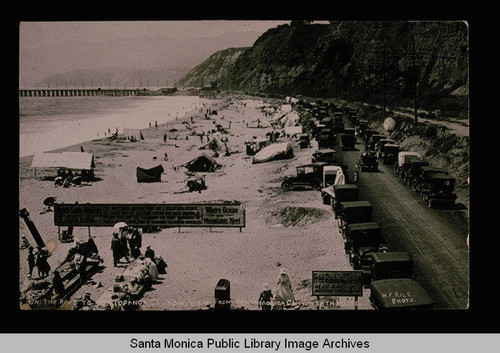 Beach near Topanga Canyon, Calif