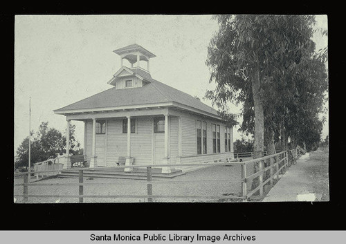 Canyon School, Santa Monica Canyon, built 1894