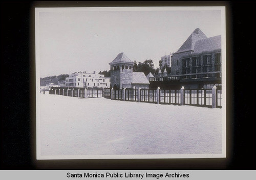 Deauville Club, north of the Santa Monica Pier, built in the 1920s on the site of the North Beach Bathhouse