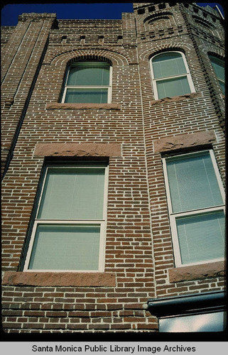 Keller Building, built in 1900, at the corner of Third and Utah (now Third and Broadway) Santa Monica, Calif