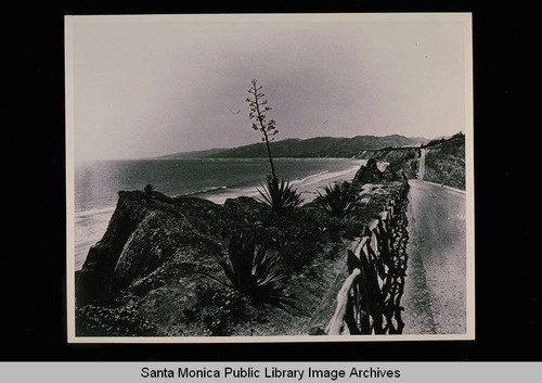 California Street incline with Long Wharf in background, Santa Monica, Calif