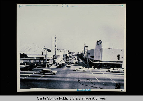 Third Street looking south from Wilshire