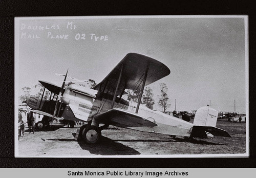 Douglas M-1 mail plane (02 type) at Clover Field, Santa Monica