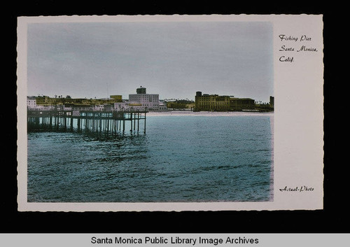 End of the Santa Monica Pier looking towards the Edgewater Club