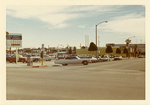 East side of Third Street (1500 block) looking south from Broadway on February 14, 1970