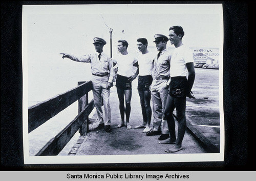 Lifeguards on the Santa Monica Pier