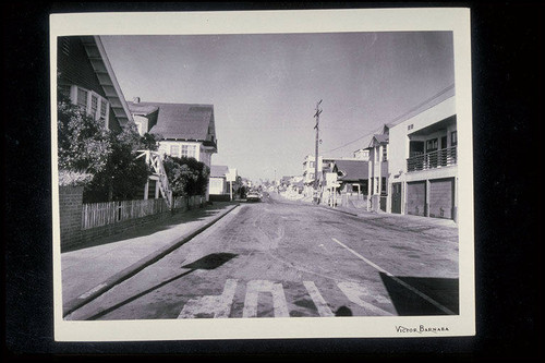 Grand Street with Speedway intersection looking east (Ocean Park Redevelopment Project)