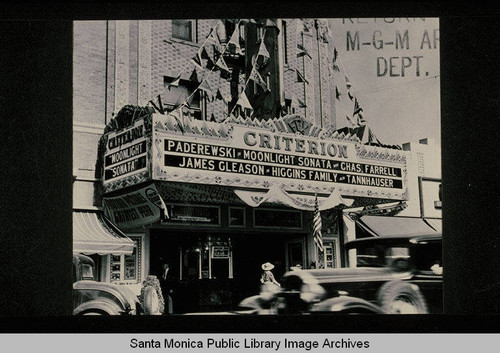 Criterion Theatre, 1315 Third Street, Santa Monica, Calif