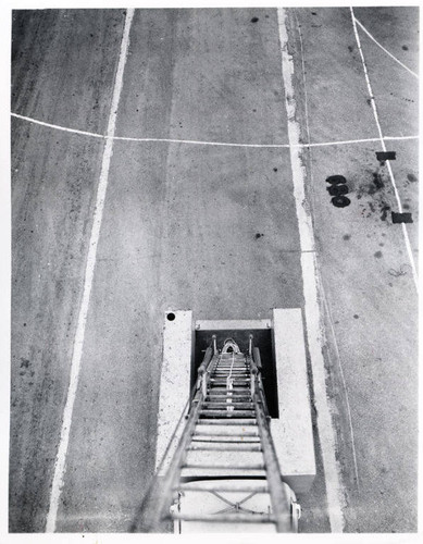 Santa Monica Municipal Airport drainage project repairing storm damage, January 19, 1953