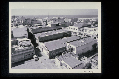 View from the Telephone Company Building looking northwest toward Pier Avenue and Ocean Park (Ocean Park Redevelopment Project)