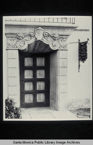 Entrance to the Children's Room in the Santa Monica Public Library (503 Santa Monica Blvd.)