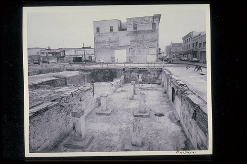 Demolition at Promenade and Marine Street looking east on Marine Street (Ocean Park Redevelopment Project)