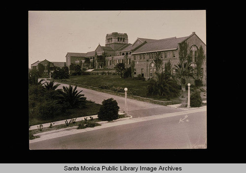 Santa Monica High School, Pico Blvd., Santa Monica, Calif