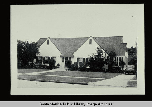 435 Marguerita Avenue (Lot 21, Block H) Santa Monica, Calif., owned by Marie Williams Cole