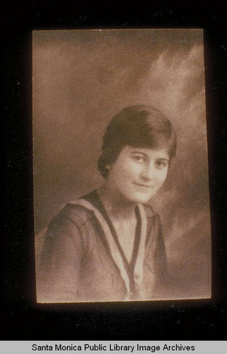 Santa Monica High School graduate 1916 yearbook picture