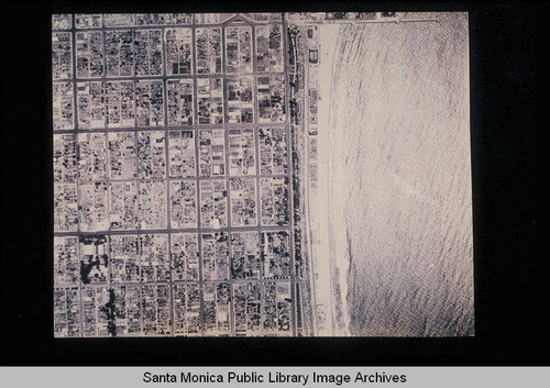 Fairchild Aerial Surveys photography of the Santa Monica coastline north to south from the California Incline to Colorado Avenue (Job #C235-B7) flown June 1928