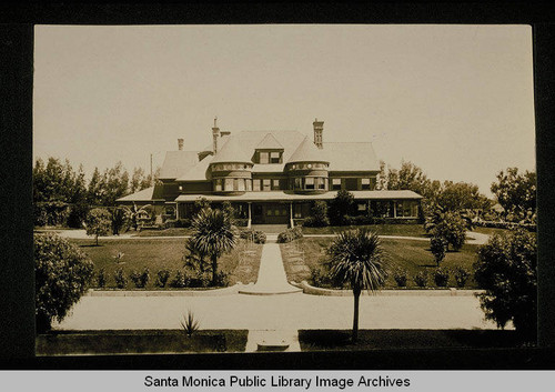 Miramar, residence of Senator John P. Jones, Santa Monica, Calif