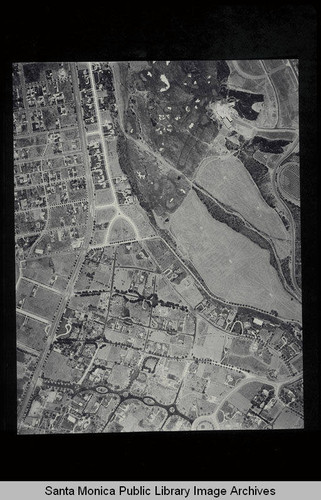 Aerial survey of the City of Santa Monica north to south (north on right side of the image) Pacific Palisades to San Vicente Blvd. (Job#C235-F1) flown in June 1928