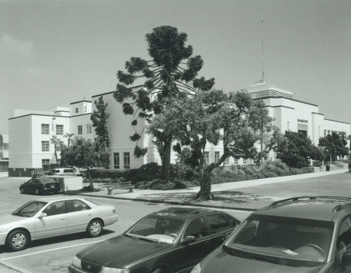 Santa Monica City Hall Jail Wing designed by architects Joseph M. Estep and Donald B. Parkinson built with PWA funds in 1938-1939