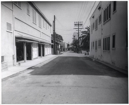 Second alley south of Washington Avenue in Santa Monica, March 26, 1956