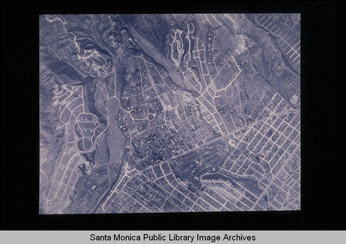 Fairchild Aerial Surveys from the Santa Monica Mountains to Santa Monica City edge flown northeast to southwest (Pacific Palisades to Santa Monica #J255)