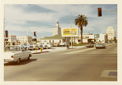 West side of Fourth Street (1500 block), looking north from Colorado Ave. on Febuary 14, 1970