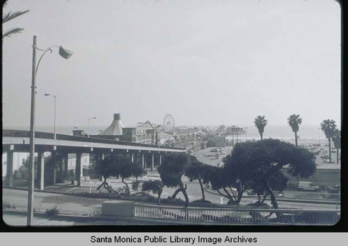 Santa Monica Pier from Palisades Park, Santa Monica, Calif