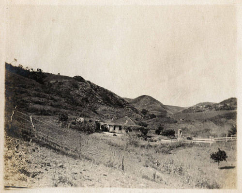 House in Brown's Canyon in the Santa Monica Mountains