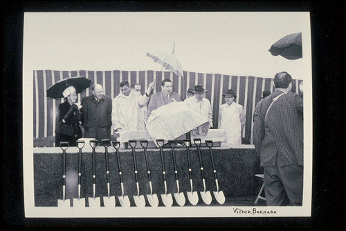 Ground-breaking ceremonies for the Ocean Park Redevelopment Project, December 30, 1964