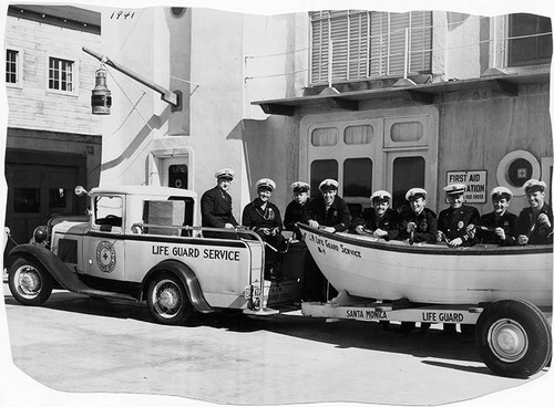 Santa Monica Life Guard Service members, Santa Monica, Calif