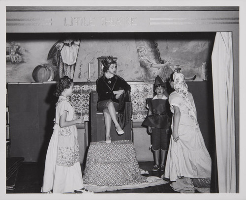 Performance in the 'Little Theatre' in the Boys and Girls Room