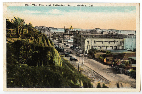 "Pier and Palisades," Santa, Monica, Calif. (No. 313)