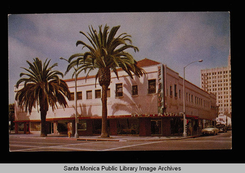 Belle-Vue Restaurant, corner of Ocean Avenue and Santa Monica Blvd., Santa Monica, Calif