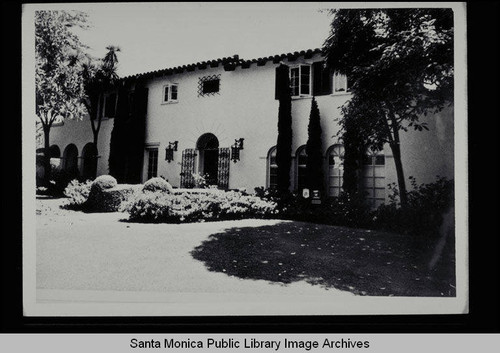 O. J. Fehling House, 1936 La Mesa Drive, Santa Monica, Calif