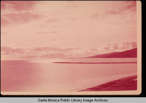 View of the Long Wharf, Santa Monica, Calif