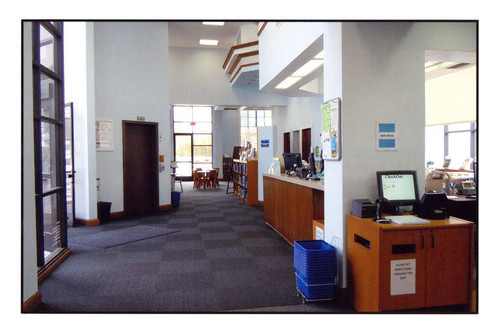 Remodeled interior of the Ocean Park Branch Library, Santa Monica, Calif., March 2011