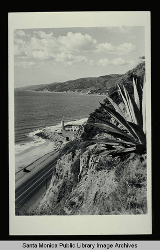 Pacific Coast Highway at the Lighthouse and Santa Monica Bay