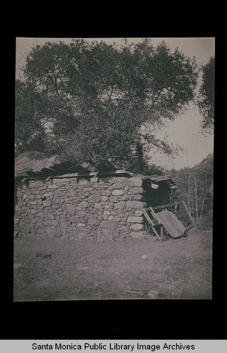 First house in Topanga Canyon, Calif. built in the early 1900s