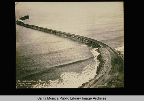 Long Wharf freight pier built by the Southern Pacific Railroad Company in 1893