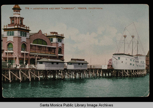 Auditorium on the Venice Pier, Calif