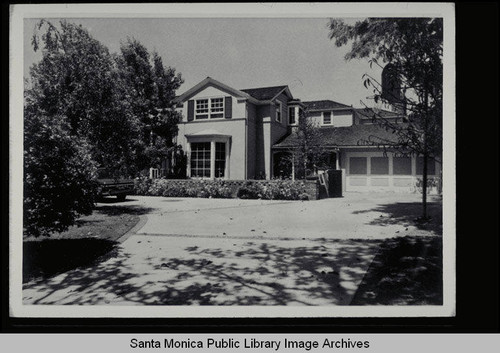 Charles Hess House, 2209 La Mesa Drive, Santa Monica, Calif