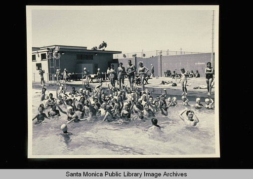 Santa Monica Municipal Swimming Pool, July 9, 1957