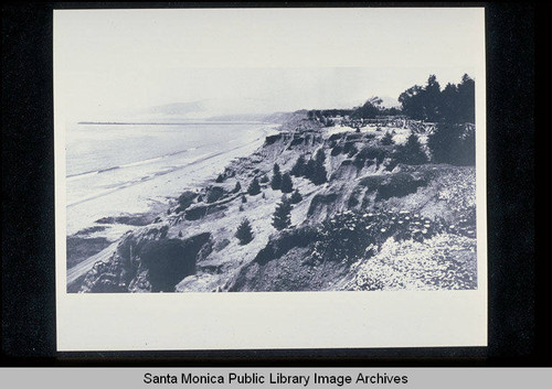 Bluffs looking north to the Santa Monica Mountains