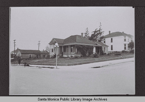 Victorian house on the corner of Colorado Avenue and Third Street (house is facing Colorado Avenue) Santa Monica, Calif