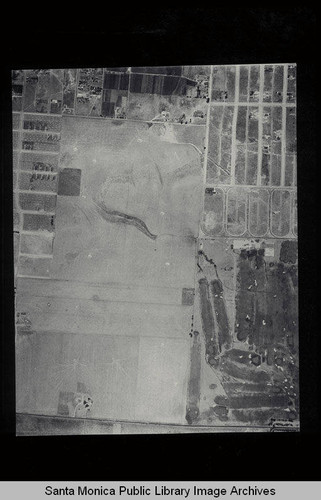 Aerial survey of the City of Santa Monica north to south (north on right side of the image) south of Ocean Park Blvd. to the east end of the City (Job#C235-F13) flown in June 1928