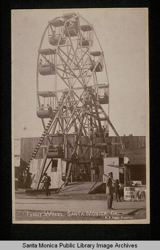 Ferris wheel on the Santa Monica Hotel grounds
